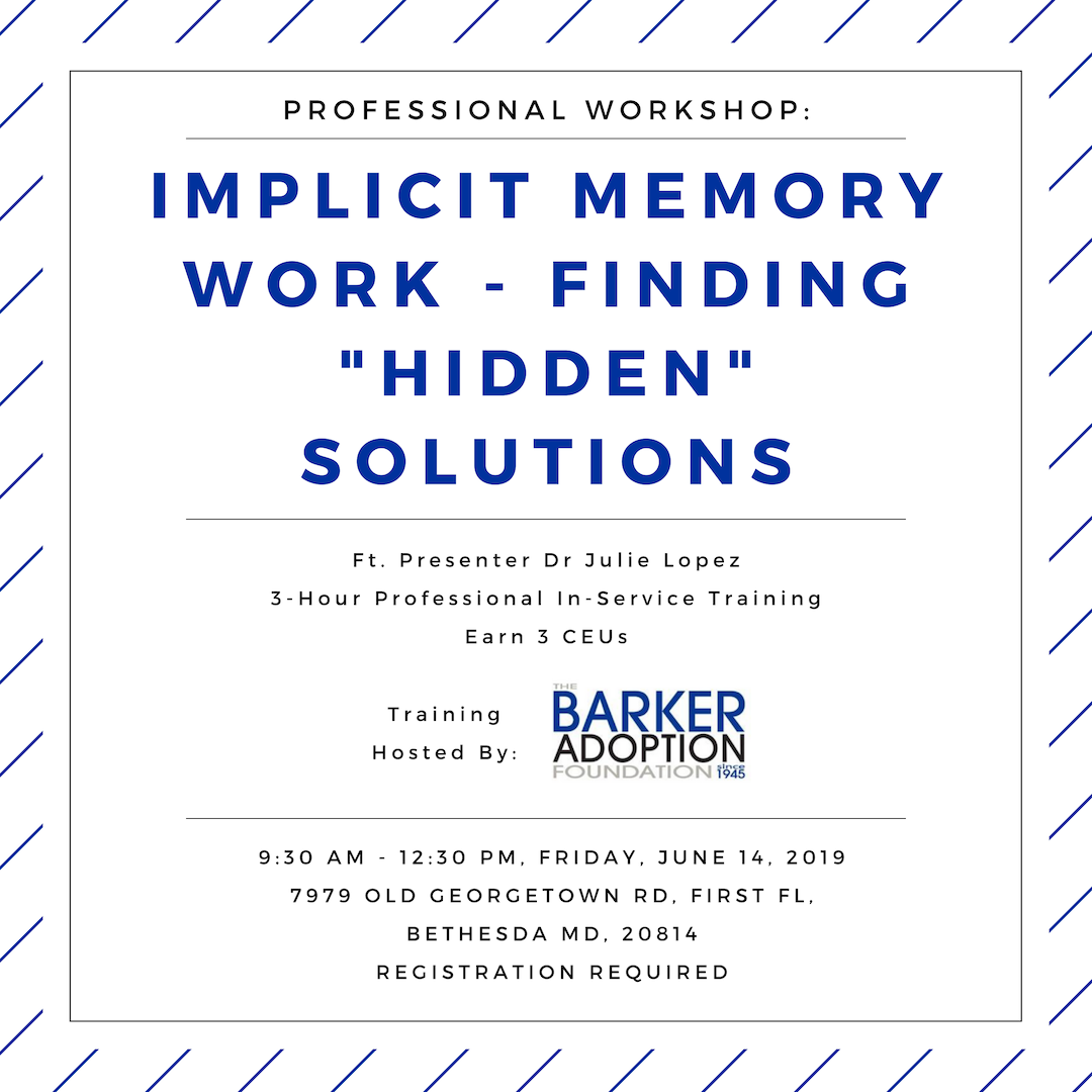 Implicit Memory Work - Training Session by Dr. Jule Lopez